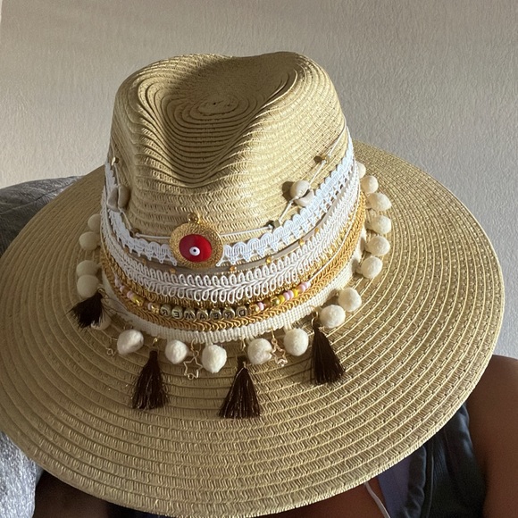 hand painted summer hats - Picture 4 of 10